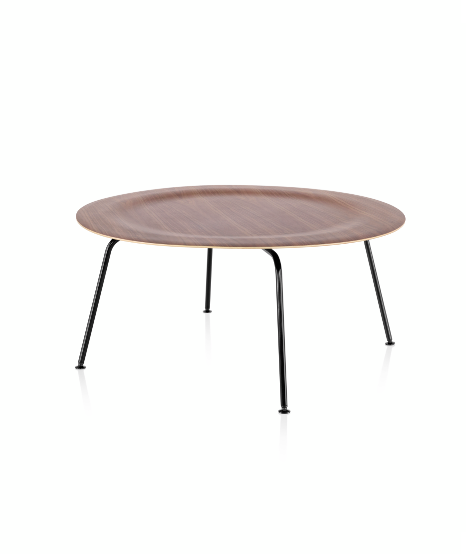 Eames Molded Plywood Coffee Table - Metal Base