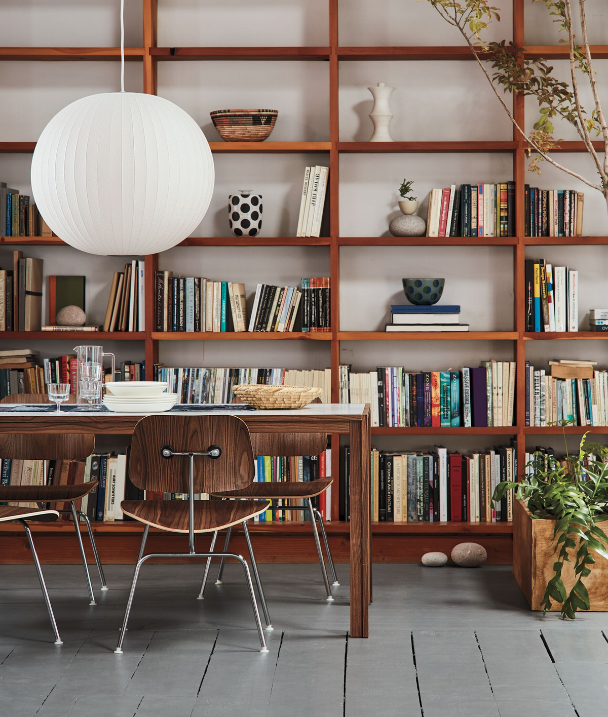 Eames Molded Plywood Dining Chair Metal Base (DCM)