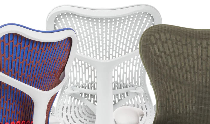 Breathable Intercept suspension at the seat and back.