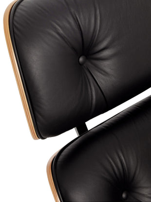 The iconic Eames Lounge Chair and Ottoman, originally released in 1956, began with the designers' desire to create a chair with 