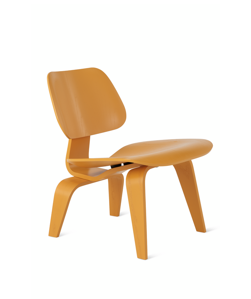 Eames Molded Plywood Lounge Chair Wood Base (LCW)