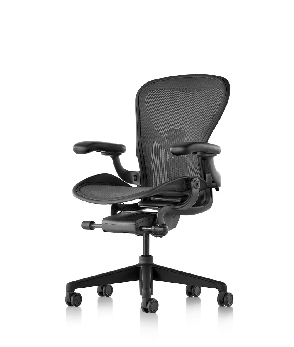 [Quick Ship] Aeron Chair - Graphite/Graphite - B Size