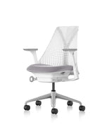 [Quick Ship] Sayl Office Chair *White / Fog & Mercury
