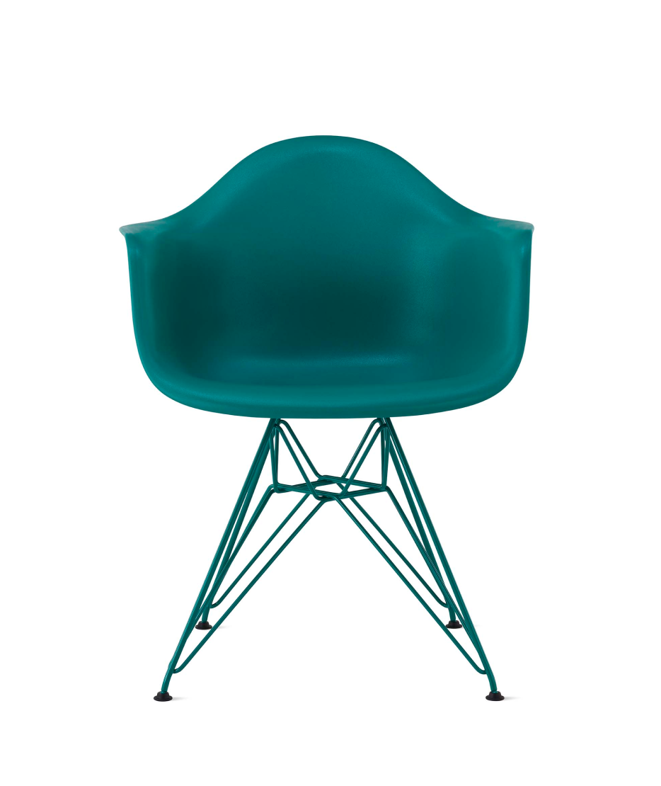 [Quick Ship] Eames Molded Plastic Shell Arm Chair, Herman Miller x HAY