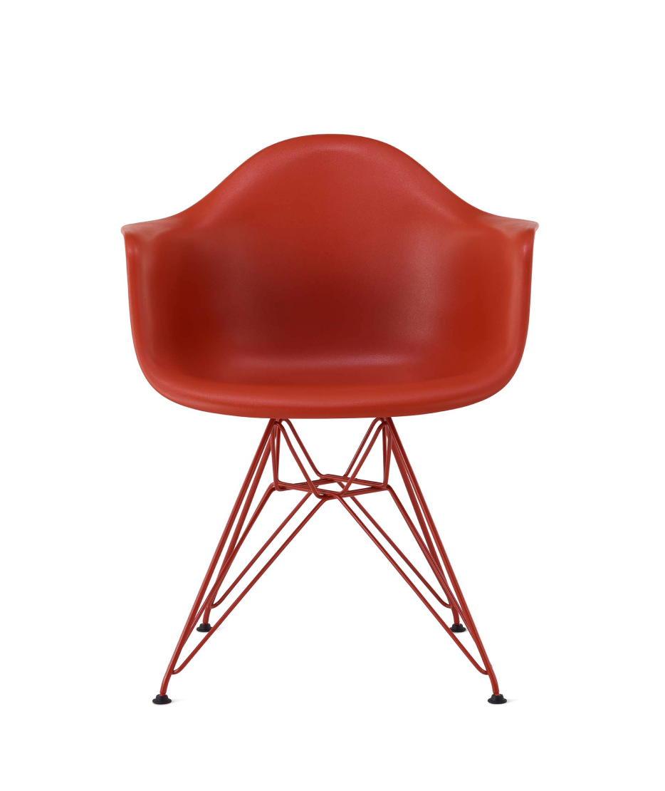 [Quick Ship] Eames Molded Plastic Shell Arm Chair, Herman Miller x HAY