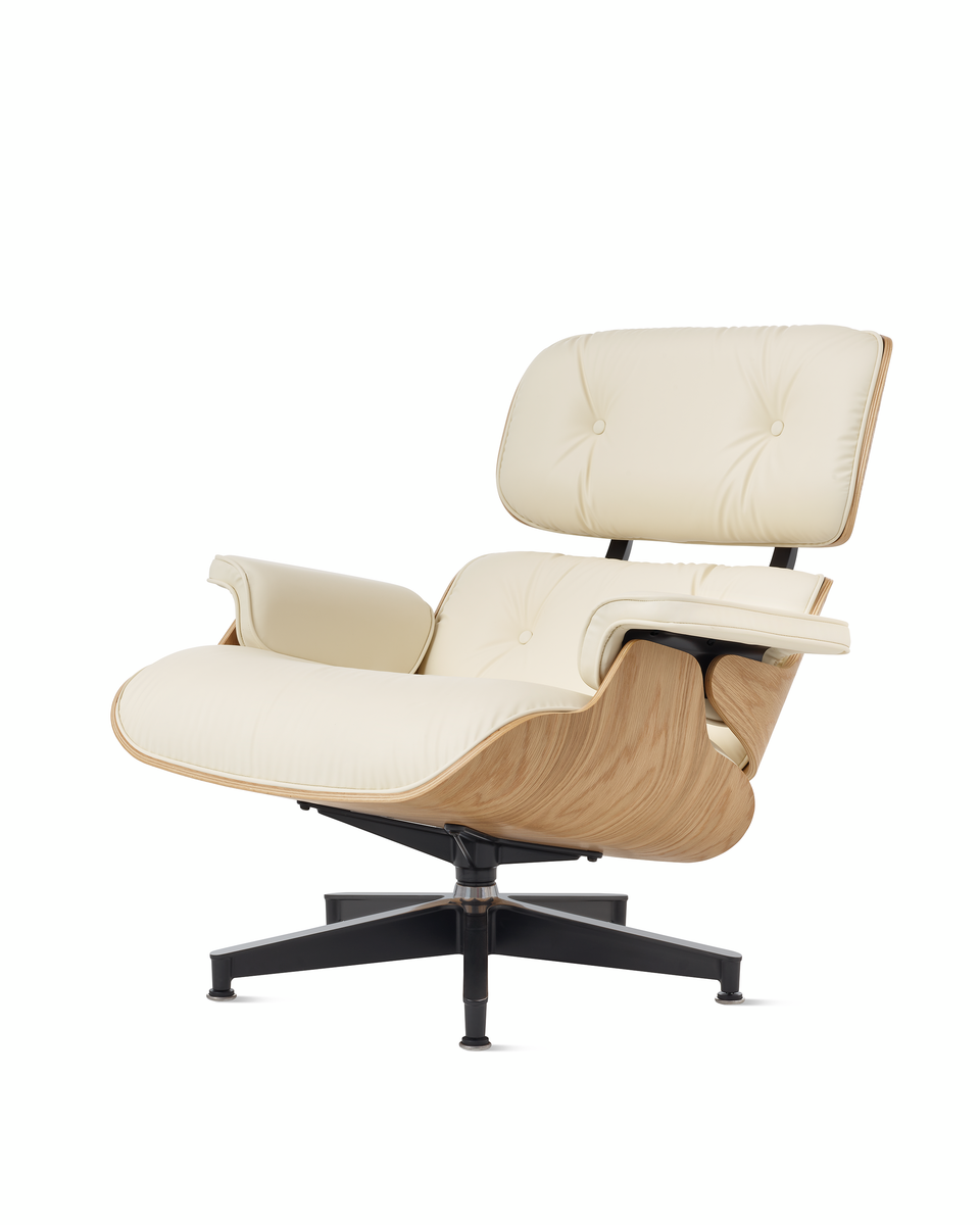Eames Lounge Chair & Ottoman, Vegan Leather