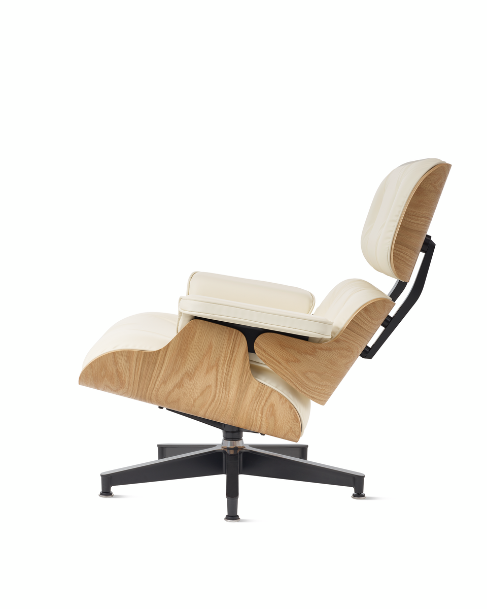 Eames Lounge Chair & Ottoman, Vegan Leather