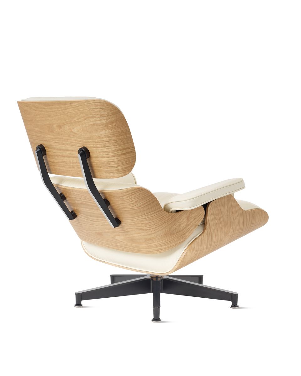 Eames Lounge Chair & Ottoman, Vegan Leather