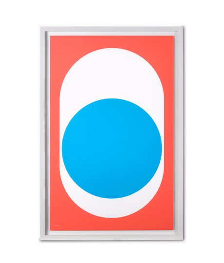 Nelson Pop Art Blue Dot Poster