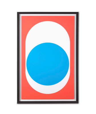 Nelson Pop Art Blue Dot Poster