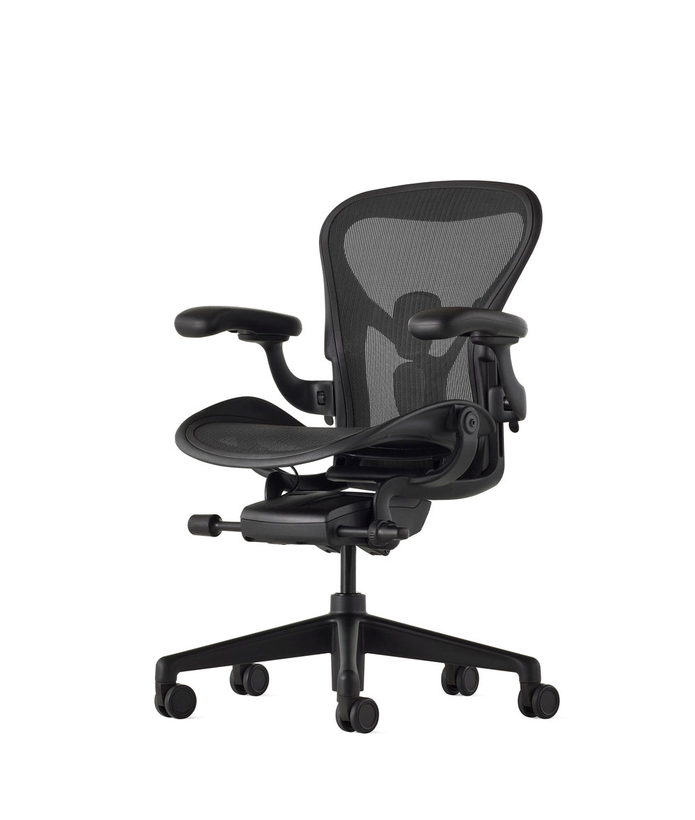 [Quick Ship] Aeron Chair - Onyx/Onyx - B Size