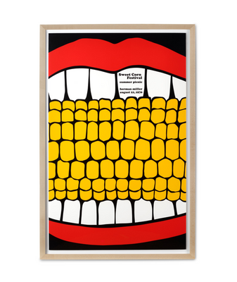 Sweet Corn Picnic Poster