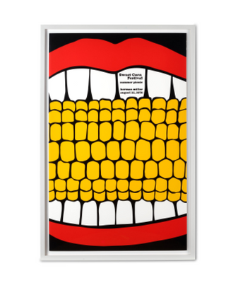 Sweet Corn Picnic Poster