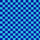 checker & ultramarine/turquoise