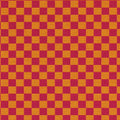 checker & magenta/orange