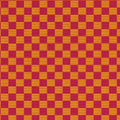 checker & magenta/orange