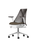[Quick Ship] Sayl Office Chair *White / Fog & Java